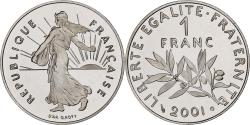 World Coins - France, Franc, Semeuse, 2001, Monnaie de Paris, Proof, Nickel,