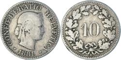 World Coins - Coin, Switzerland, 10 Rappen, 1881