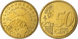 World Coins - Slovenia, 50 Centimes, 2007, Vantaa, Nordic gold,