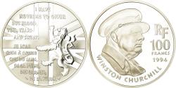 World Coins - Coin, France, Churchill, 100 Francs, 1994, BE, , Silver, KM:1037