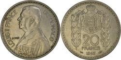 World Coins - Coin, Monaco, Louis II, 20 Francs, Vingt, 1947, , Copper-nickel