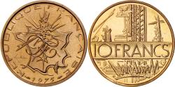 World Coins - Coin, France, Mathieu, 10 Francs, 1975, Paris, , Nickel-brass, KM:940