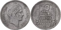 World Coins - France, 10 Francs, Turin, 1947, Beaumont - Le Roger, Copper-nickel,