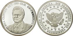 World Coins - France, Medal, Bill Clinton, Président des Etats Unis, , Silver