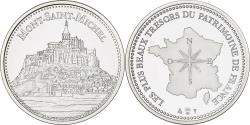 World Coins - France, Medal, Le Mont Saint-Michel, Silver,
