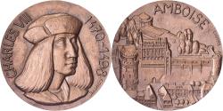 World Coins - France, Medal, Charles VIII, Amboise, Bronze, Coutré,
