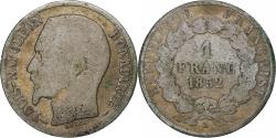 World Coins - France, Napoleon III, Franc, 1852, Paris, Silver, , Gadoury:458, KM:772