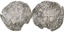 World Coins - France, Charles V, Blanc au K, 1365-1380, Billon, , Duplessy:363
