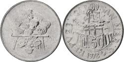 World Coins - San Marino, 50 Lire, Work Life, 1978, Rome, BU, Stainless Steel, , KM:81