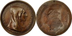 World Coins - France, Medal, Armand Abbé de la Trappe, Uniface, 1675, Bronze,