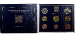 World Coins - Vatican, Pape François, Coffret 1c. à 2€, BU, 2014, Rome,