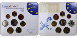 World Coins - Germany, Set 1 ct. - 2 Euro, Coin card.FDC, 2003, Stuttgart,