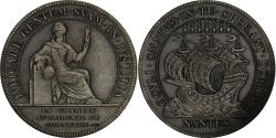 World Coins - France, Token, Chambre au Tribunal de Commerce, Nantes, Silver, Flan mat