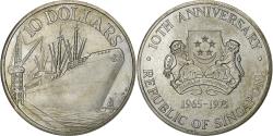 World Coins - Singapore, 10 Dollars, 1975, Singapore Mint, Silver, , KM:11