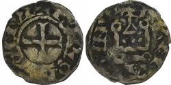 World Coins - France, Touraine, Double Tournois, 1100-1200, Saint-Martin de Tours, Silver