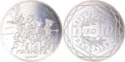 World Coins - France, Sempé - Fraternité, 10 Euro, 2014, , Silver