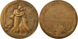 World Coins - France, Medal, Metz a ses Libérateurs, Première Guerre Mondiale, 1918