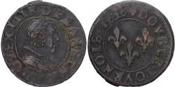 World Coins - Coin, France, Louis XIII, Double Tournois, 1626, , Copper, Gadoury:8