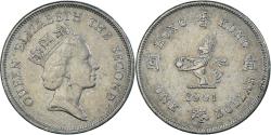 World Coins - Coin, Hong Kong, Dollar, 1991