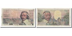 World Coins - France, 1000 Francs, Richelieu, 1955, 1955-03-03, VF(30-35), Fayette:42.13