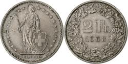 World Coins - Switzerland, 2 Francs, 1968, Bern, Copper-nickel, , KM:21a.1