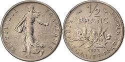 World Coins - France, 1/2 Franc, Semeuse, 1972, Paris, Nickel, , Gadoury:429