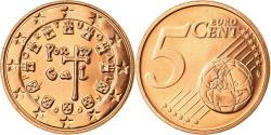 World Coins - Portugal, 5 Euro Cent, 2007, BU, , Copper Plated Steel, KM:742