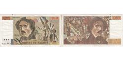 World Coins - France, 100 Francs, Delacroix, K.97, EF(40-45)