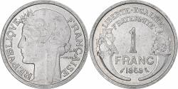 World Coins - France, Morlon, 2 Francs, 1959, Paris, , Aluminum, KM:885a.1