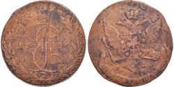 World Coins - Coin, Russia, Catherine II, 5 Kopeks, 1766, Ekaterinbourg, , Copper