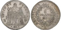 World Coins - France, Directoire, 5 Francs, AN 7, Bayonne, Silver, , Gadoury:563
