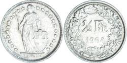 World Coins - Coin, Switzerland, 1/2 Franc, 1964, Bern, , Silver, KM:23