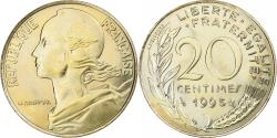 World Coins - France, 20 Centimes, Marianne, 1995, Pessac, Aluminum-Bronze, , KM:930