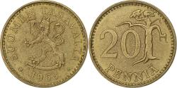 World Coins - Finland, 20 Pennia, 1968, Aluminum-Bronze, , KM:47