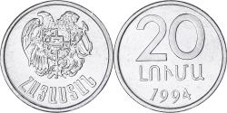 World Coins - Armenia, 20 Luma, 1994