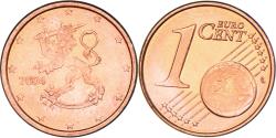 World Coins - Finland, Euro Cent, 2004, Vantaa, BU, , Copper Plated Steel, KM:98