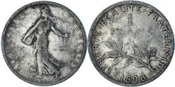 World Coins - Coin, France, Semeuse, Franc, 1898, Paris, , Silver, KM:844.1, Le