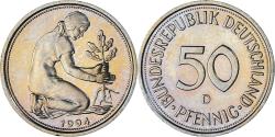World Coins - Coin, Germany, 50 Pfennig, 1994, Munich, , Copper-nickel, KM:109.2