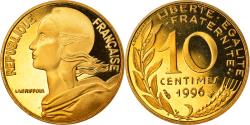World Coins - Coin, France, Marianne, 10 Centimes, 1996, Paris, Proof,