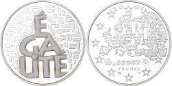 World Coins - France, 6,55957 Francs, Egalité, 2001, MDP, Proof, Colorized, Silver,