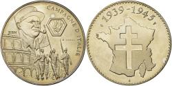 World Coins - France, Medal, Seconde Guerre Mondiale, Campagne d'Italie,