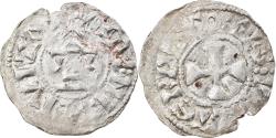 World Coins - Coin, France, Picardie, Gautier II, Denarius, 986-1027, Amiens, Extremely rare