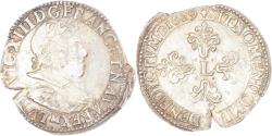 World Coins - Coin, France, Louis XIII, 1/2 Franc, buste lauré au col plat, 1/2 Franc, 1629