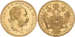 World Coins - Austria, Ducat, 1915, Vienna, Restrike, Gold,