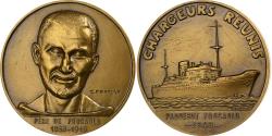 World Coins - France, Medal, Chargeurs réunis, Paquebot Foucauld, 1948, Bronze, Fraisse