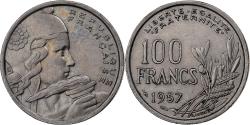 World Coins - France, 100 Francs, Cochet, 1957, Beaumont - Le Roger, Copper-nickel,