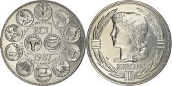 World Coins - France, Medal, Ecu Europa, Marianne, Politics, 1987, Rodier,