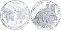 World Coins - Coin, France, Libération de Paris, 100 Francs, 1994, ESSAI, , Silver