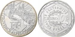 World Coins - France, 10 Euro, Provence-Alpes-Côte d'Azur, 2011, Monnaie de Paris, Silver