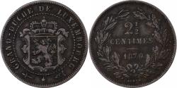 World Coins - Luxembourg, William III, 2-1/2 Centimes, 1870, Utrecht, Bronze, , KM:21